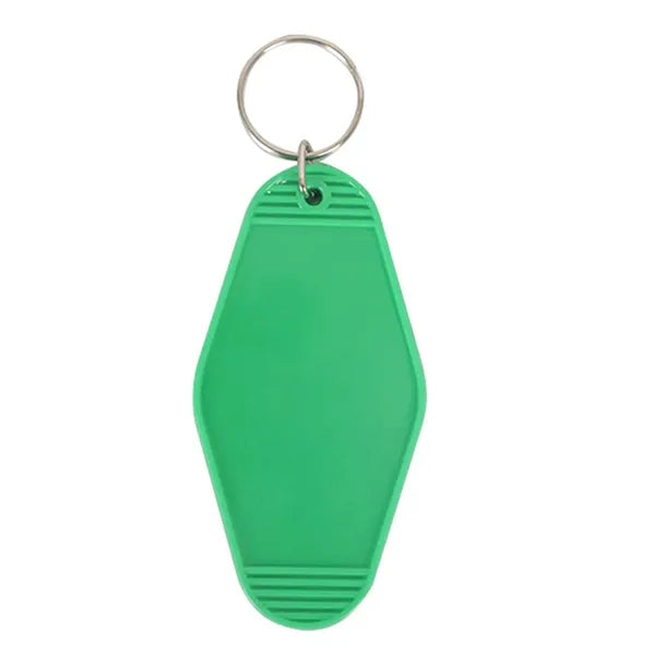 Vintage Style Motel Keychain Key Tag 3.5"