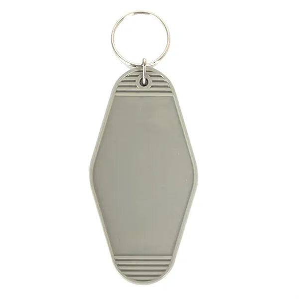 Vintage Style Motel Keychain Key Tag 3.5"