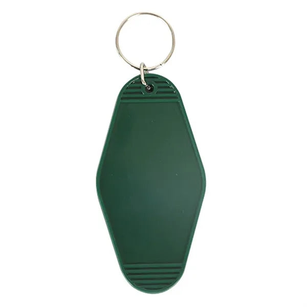 Vintage Style Motel Keychain Key Tag 3.5"