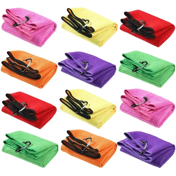 Microfiber Golf Towel--Embroidery Logo