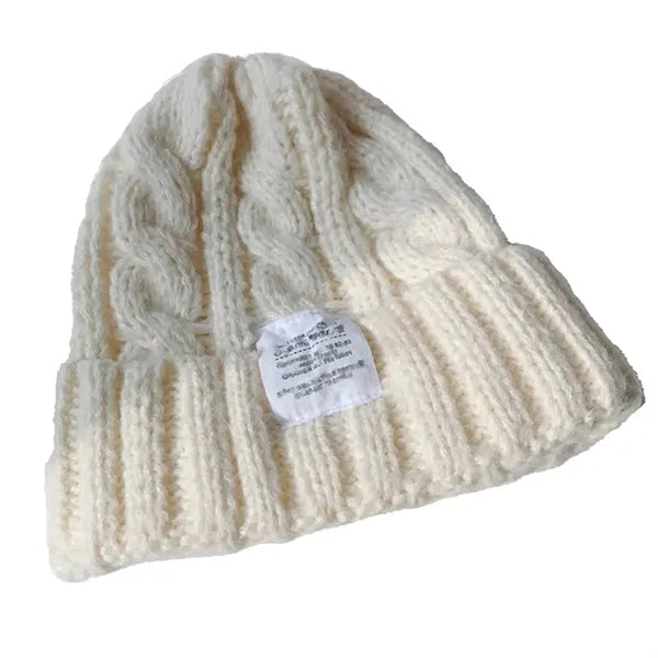 Warm ear protection knitted hat