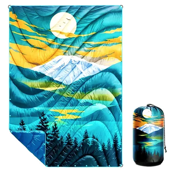 50'' x 60'' Warm Puffy Camping Blanket