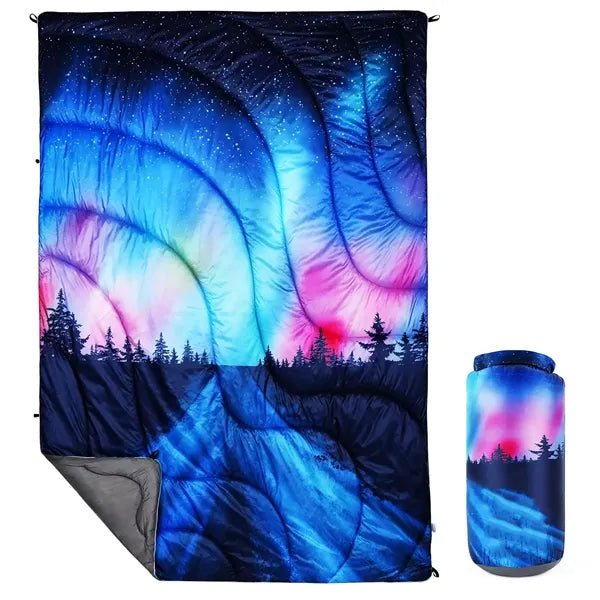 50'' x 60'' Warm Puffy Camping Blanket