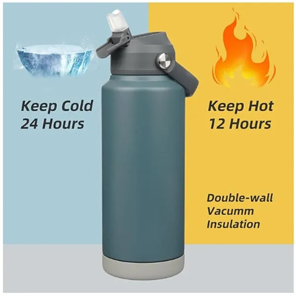 32 oz Stainless Steel Vacuum Flask Insulated Water Bottle