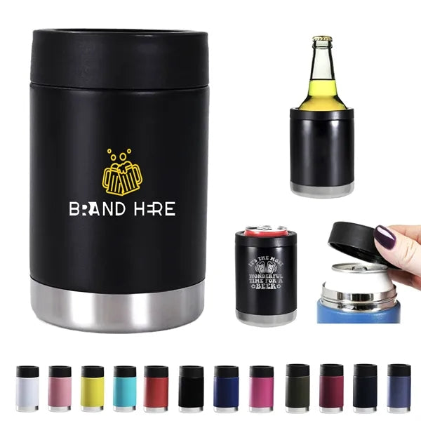 12Oz Stainless Steel Double Wall Can Cooler