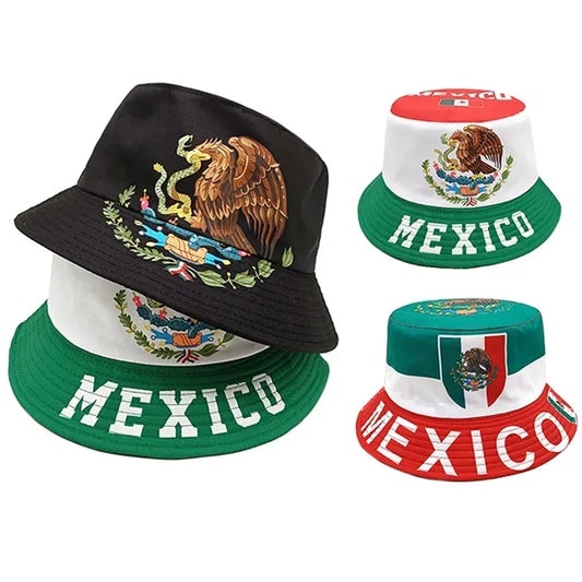 World Cup Flag Bucket Hat Sun Cap Packable Patriotic