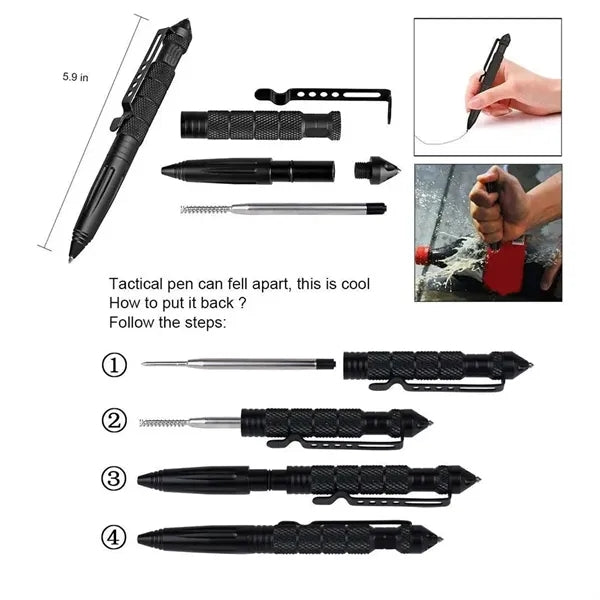 Tungsten Steel Military Tactical Pen