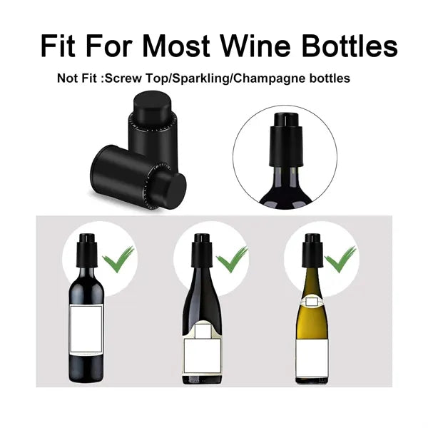 Wine Bottle Stopper With Time Record Mark