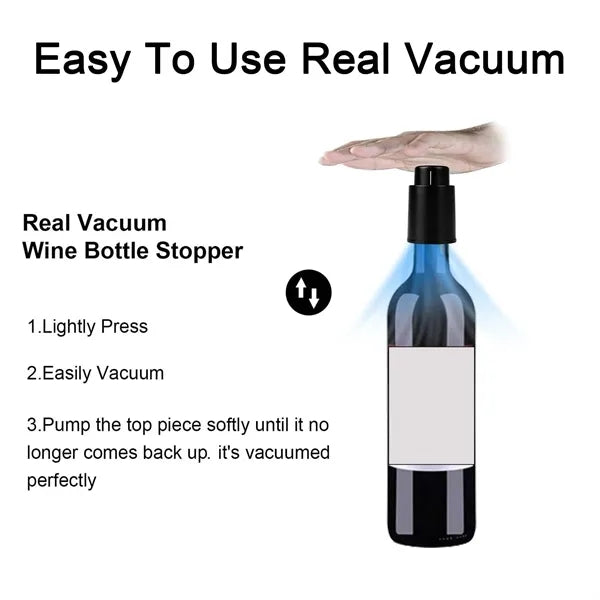 Wine Bottle Stopper With Time Record Mark