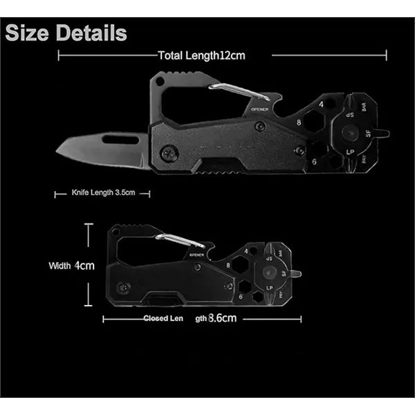 Outdoor Multitool Tool Key Ring Bottle Opener