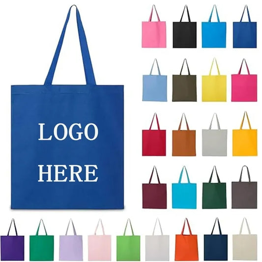 15X16 Colorful Canvas Tote Bag