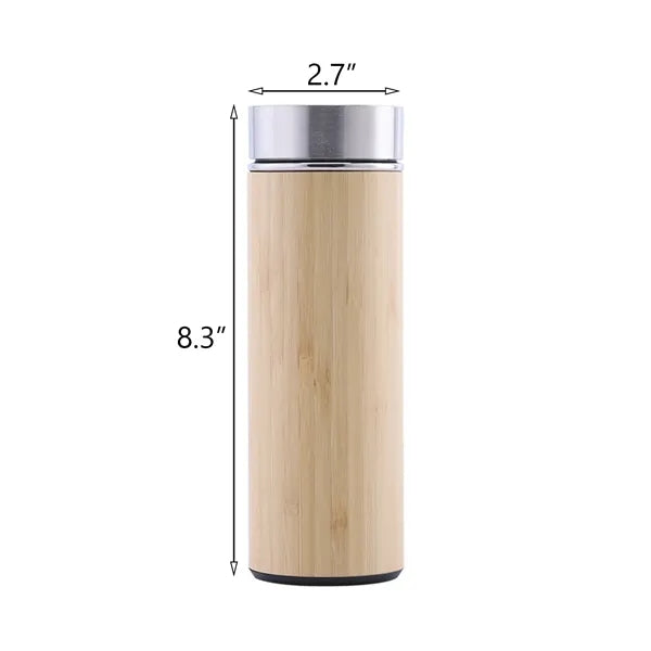 16Oz Bamboo Tea Vacuum Insulated Tumbler