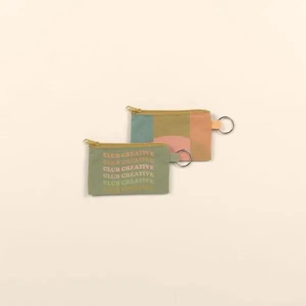 Penny Key Ring - 4cp Pigment Dyed Canvas