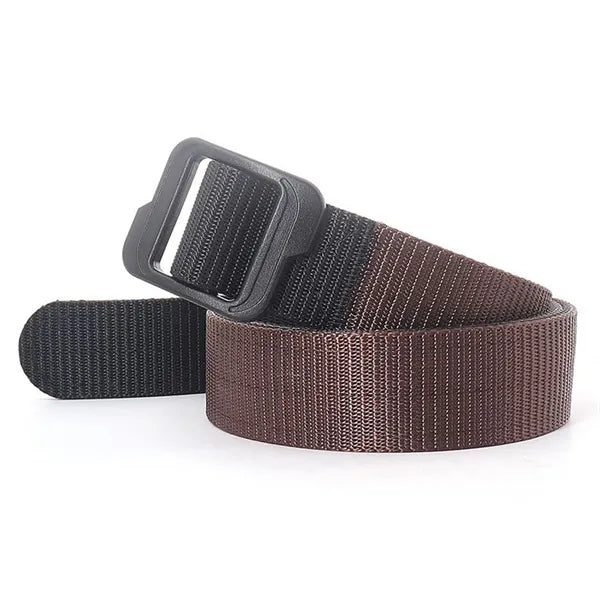Tactical Nylon Belts for Men Adjustable Plastic Buckle