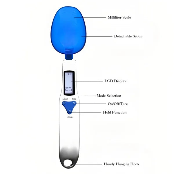 Digital Kitchen Scale Spoon