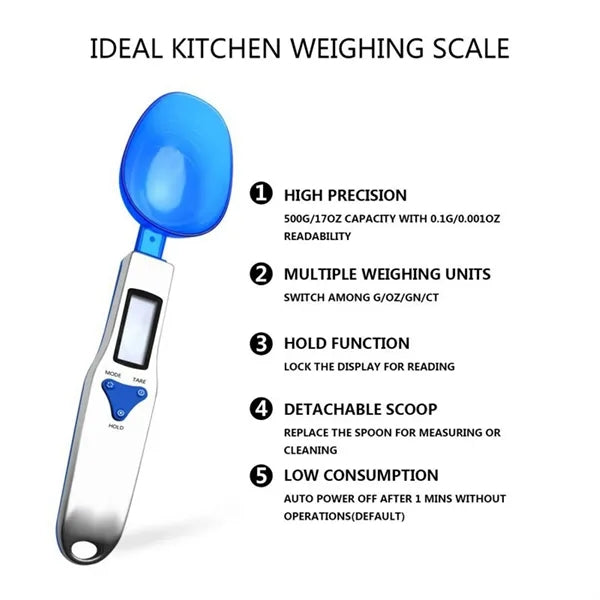 Digital Kitchen Scale Spoon