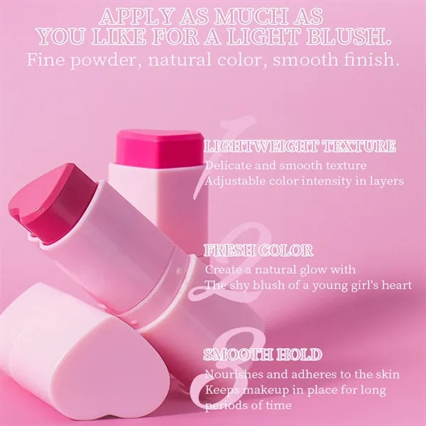 4-In-1 Heart Blush Stick