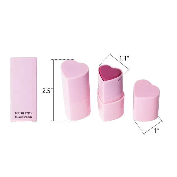 4-In-1 Heart Blush Stick