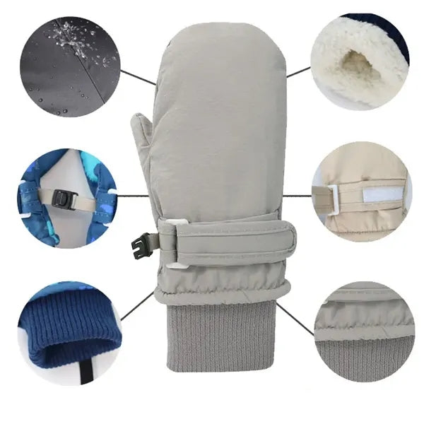 Kids Ski Mittens Gloves