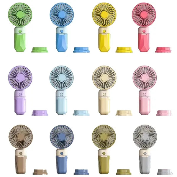 New Style Handheld Mini Fan USB Rechargeable Phone Holder