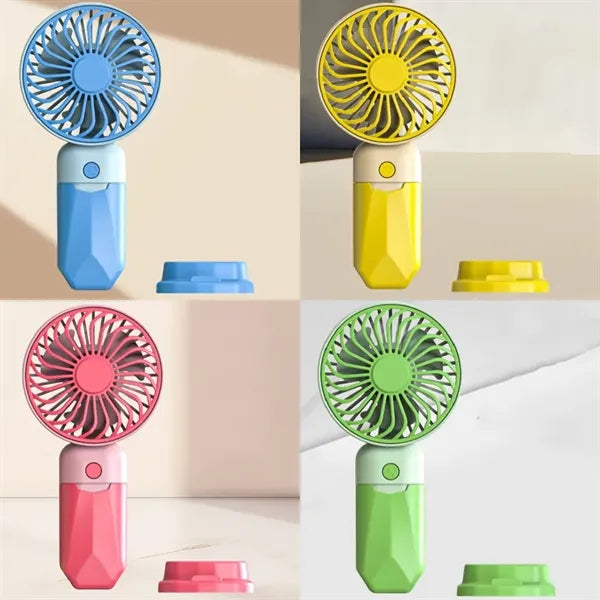 New Style Handheld Mini Fan USB Rechargeable Phone Holder