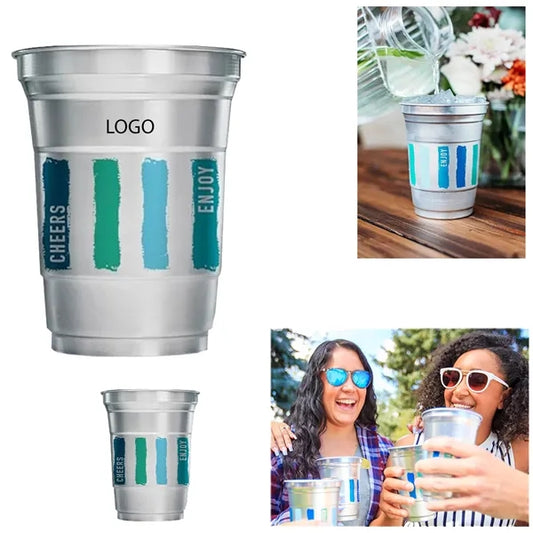 Ball-Shaped Aluminum Cup 16oz