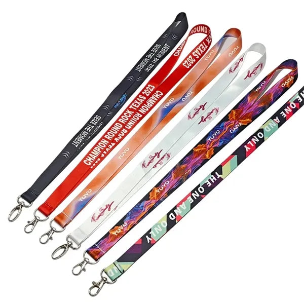 Polyester Work Permit Hanging Rope With Metal Buckle
