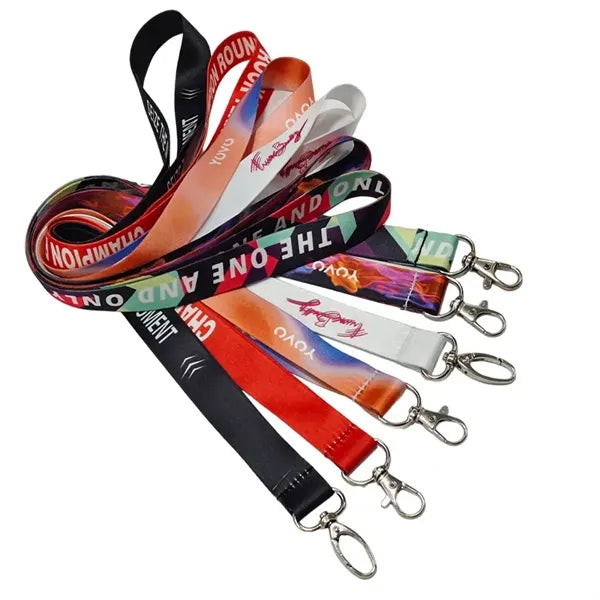 Polyester Work Permit Hanging Rope With Metal Buckle