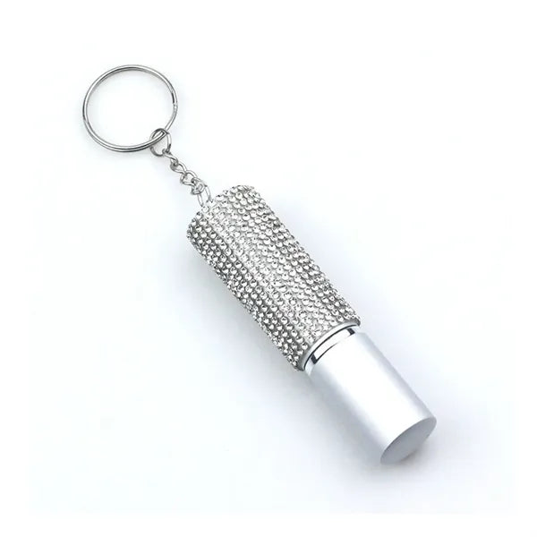 5ML Refillable Diamond Perfume Atomizer Bottle With Key Ring