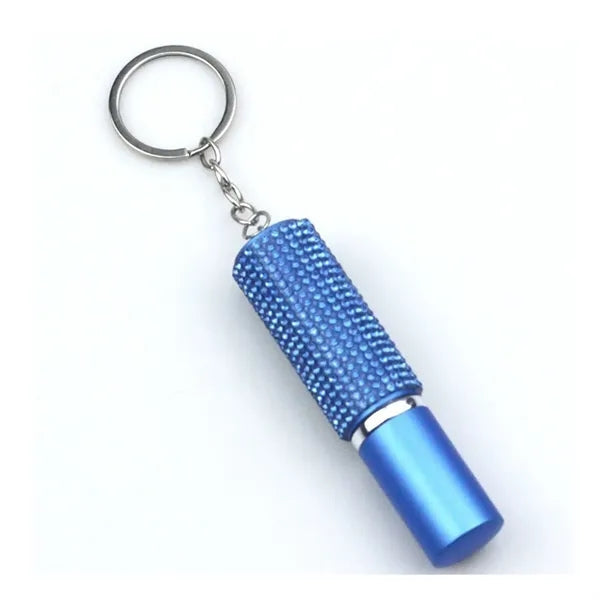 5ML Refillable Diamond Perfume Atomizer Bottle With Key Ring