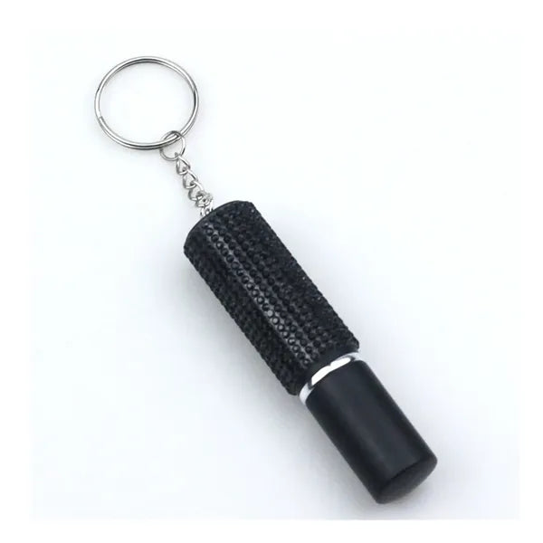 5ML Refillable Diamond Perfume Atomizer Bottle With Key Ring