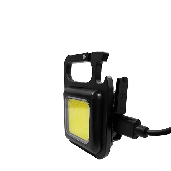 Multi-function keychain flashlight