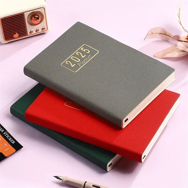 PU Leather 2025 Planner Notebook A5