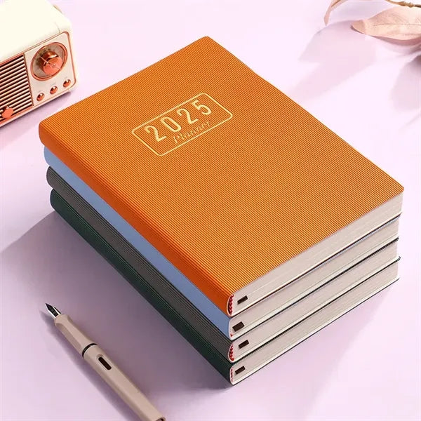 PU Leather 2025 Planner Notebook A5