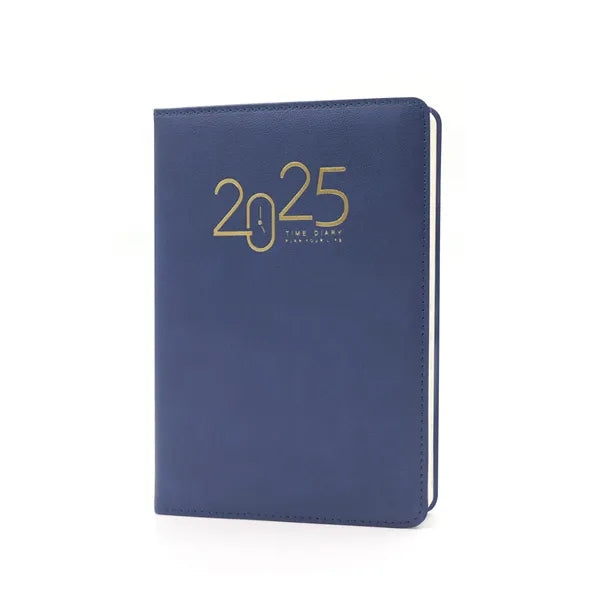 2025 Hardcover PU Leather Diary Notebook