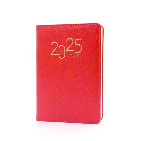 2025 Hardcover PU Leather Diary Notebook