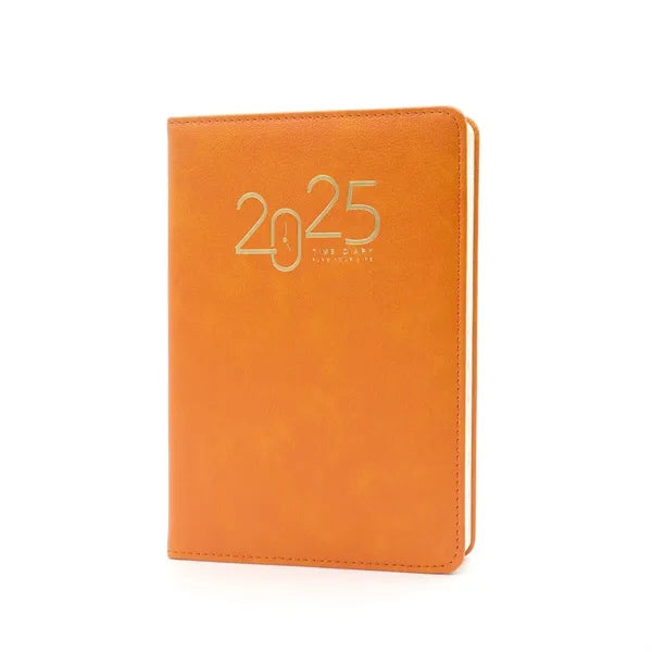 2025 Hardcover PU Leather Diary Notebook