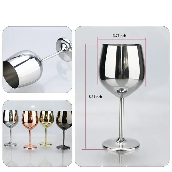 Stainless Steel Machine Washable Wine Glass