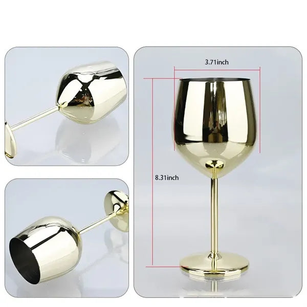 Stainless Steel Machine Washable Wine Glass