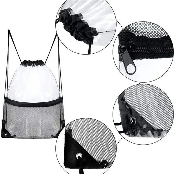 Clear Drawstring Bags