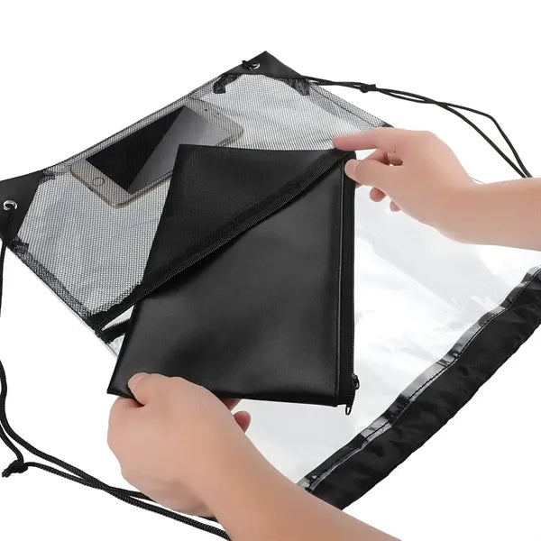 Clear Drawstring Bags