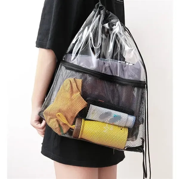Clear Drawstring Bags