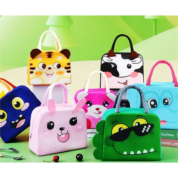 Cute Cartoon Kids Lunch Bag