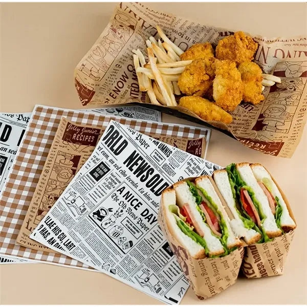 8.7x 8.7" Laminated Grease-proof Paper