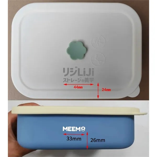 4-Section Silicone Lunch Box