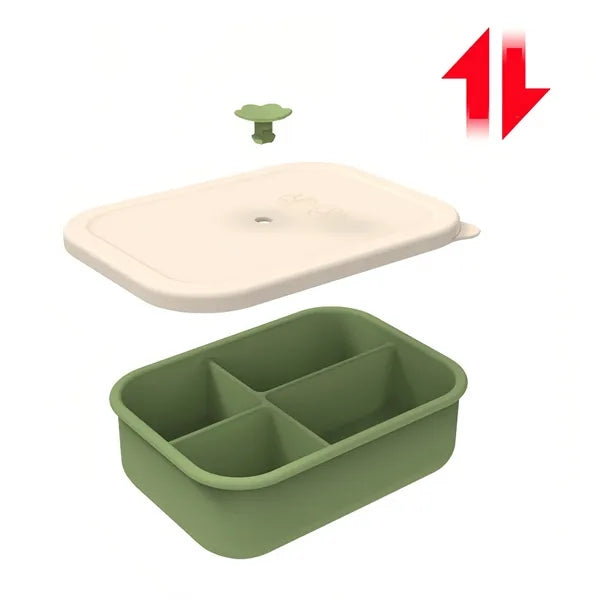4-Section Silicone Lunch Box