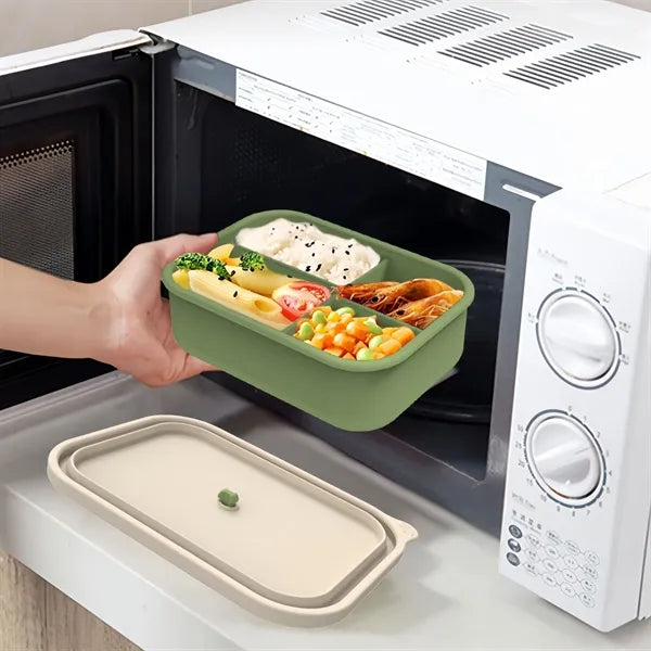 4-Section Silicone Lunch Box