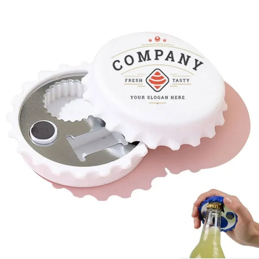 Bottle Cap Shaped Opener / Refrigerator Magnet