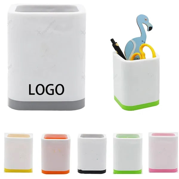 Square Advertising Creative Pen Container