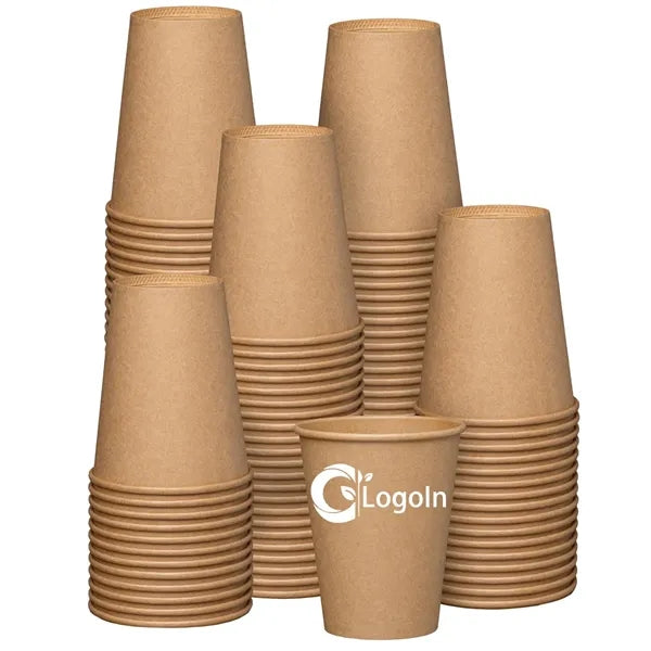 16 oz Kraft Disposable Paper Cup Unbleached Eco-Friendly
